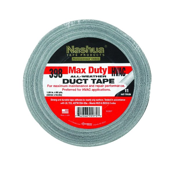 Nashua 1.89 in. W X 60.1 yd L Silver Duct Tape 1526409